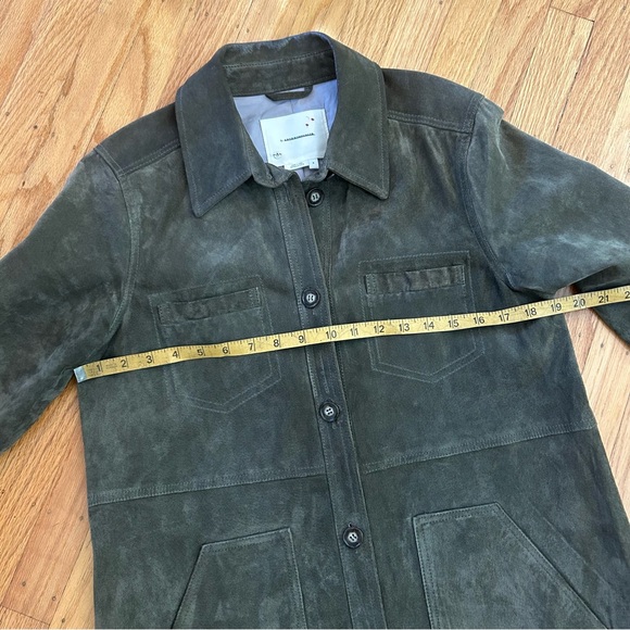 Anthropologie Green Leather Jacket - Picture 5 of 9